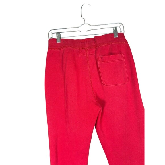 Abercrombie & Fitch Sweatpants XS Red Y2K 2000s Vintage Logo Joggers A&F - Picture 9 of 13